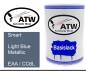 Preview: Smart, Light Blue Metallic, EAA / CC6L: 500ml Lackdose, von ATW Autoteile West.